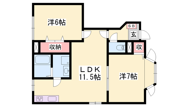 物件間取画像