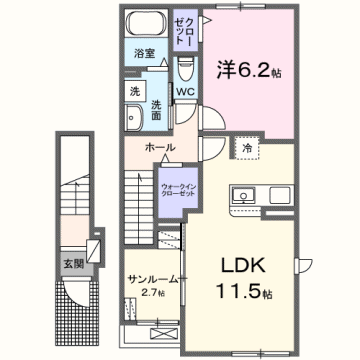 アーバン桜の物件間取画像