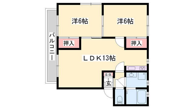 物件間取画像