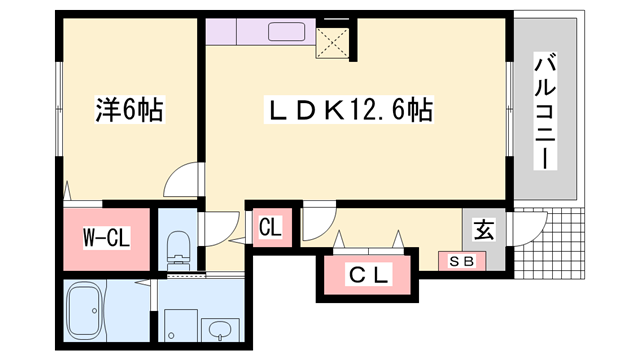 物件間取画像