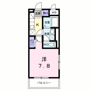 ミステルの物件間取画像