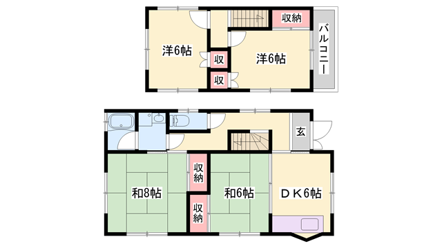 物件間取画像