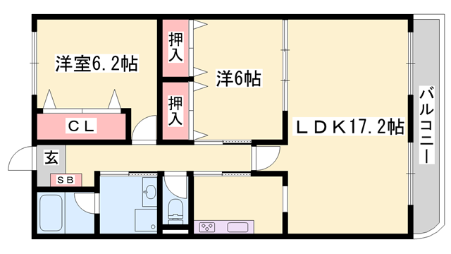 物件間取画像