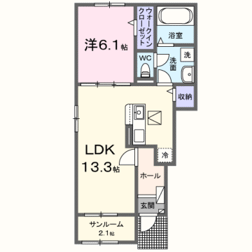 物件間取画像