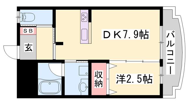 物件間取画像