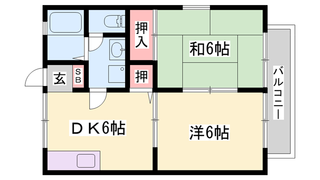 物件間取画像