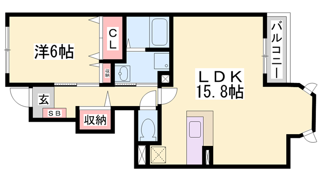 物件間取画像