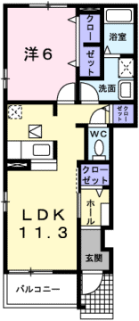 物件間取画像