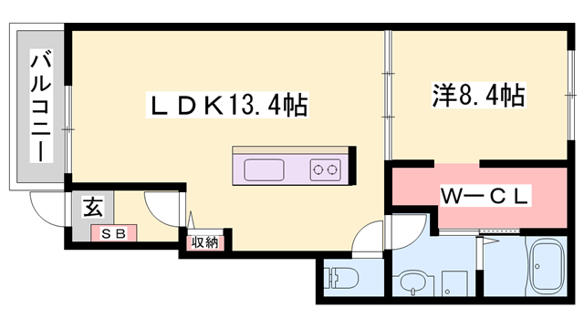 物件間取画像