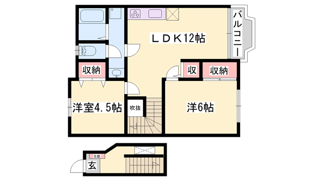 物件間取画像