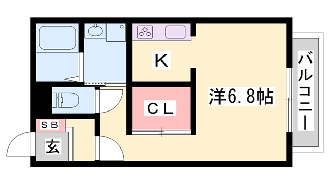 メゾンセレッソの物件間取画像