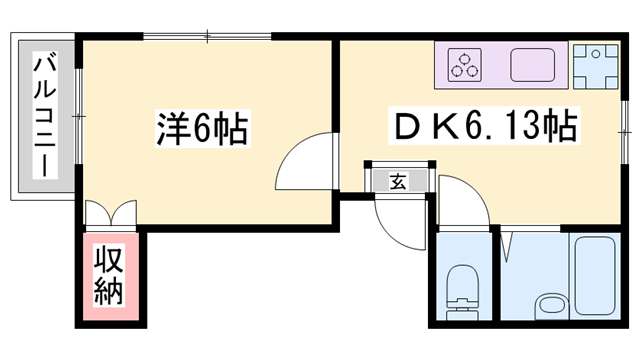 ナイスワン広畑の物件間取画像