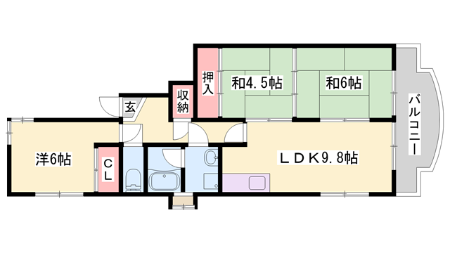 物件間取画像