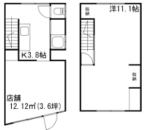 物件間取画像