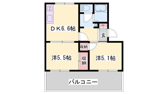 物件間取画像