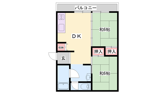 物件間取画像