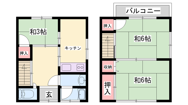 物件間取画像