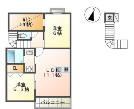 物件間取画像