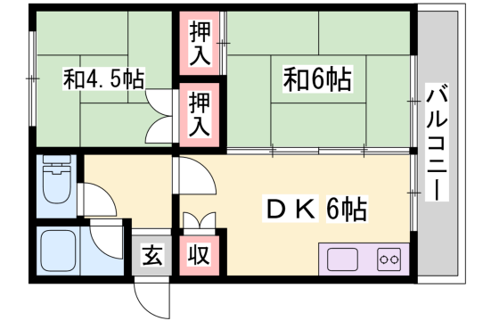 物件間取画像