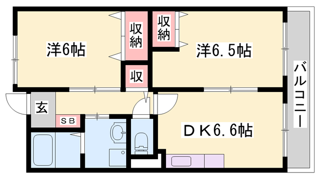 物件間取画像