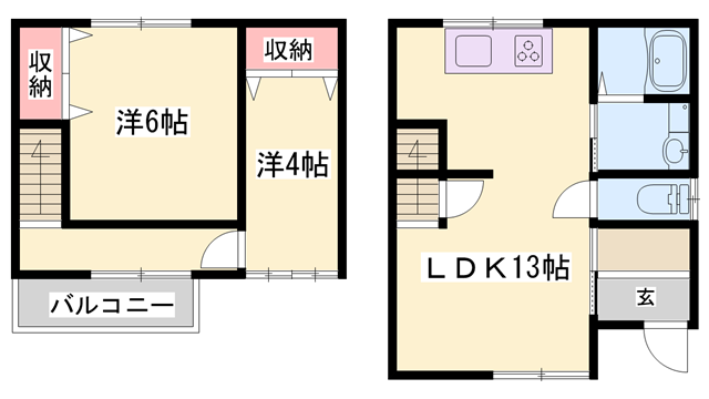 物件間取画像