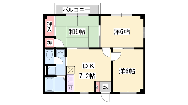 物件間取画像