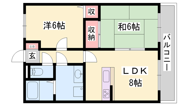 物件間取画像