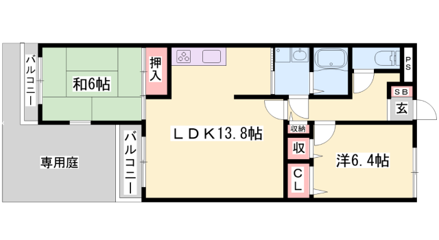 物件間取画像