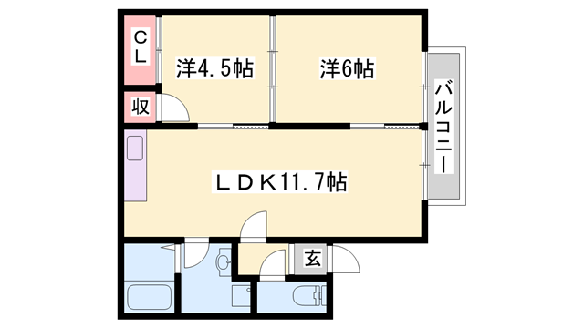 物件間取画像