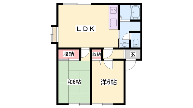 物件間取画像