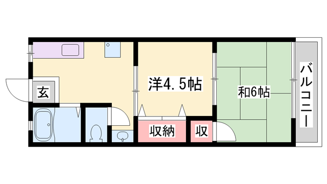 物件間取画像