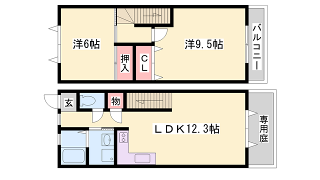 マウントビレッジ大池台の物件間取画像