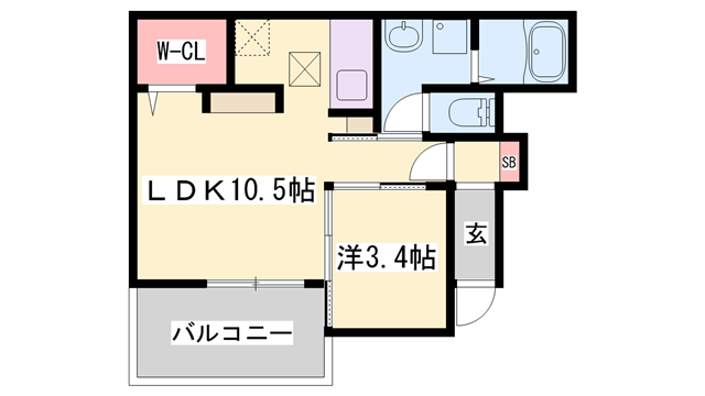 エンジェル コートの物件間取画像