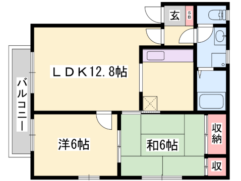 物件間取画像
