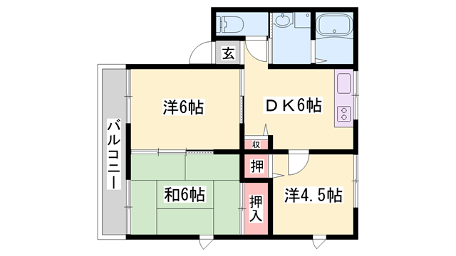 物件間取画像