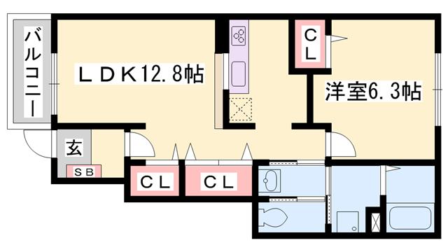 物件間取画像