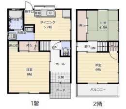 物件間取画像