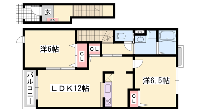 物件間取画像