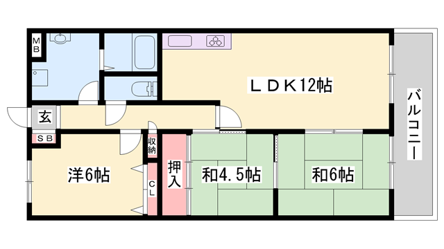 物件間取画像