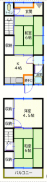 物件間取画像