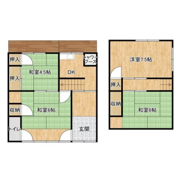 相生市相生5丁目戸建の物件間取画像