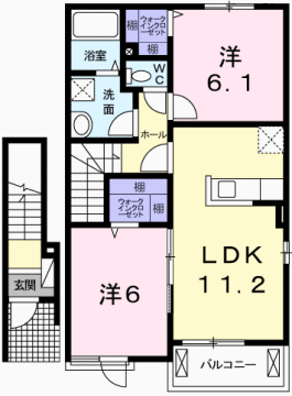 物件間取画像