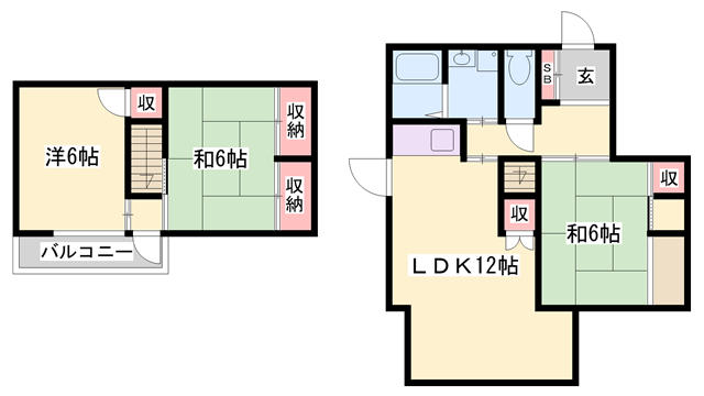 物件間取画像