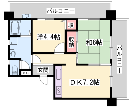 物件間取画像