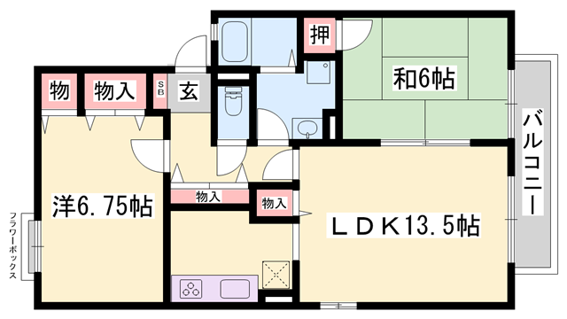 物件間取画像
