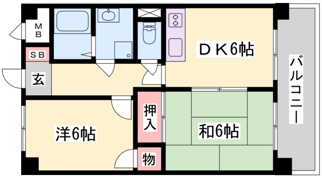 物件間取画像