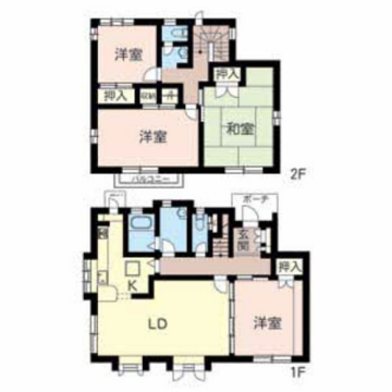 物件間取画像
