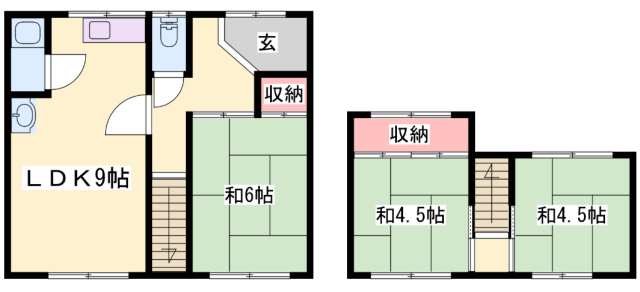 物件間取画像