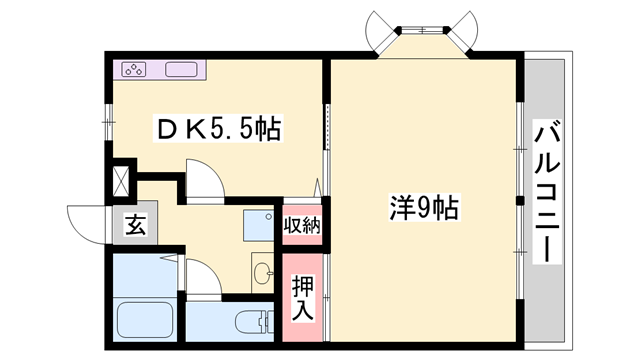 物件間取画像