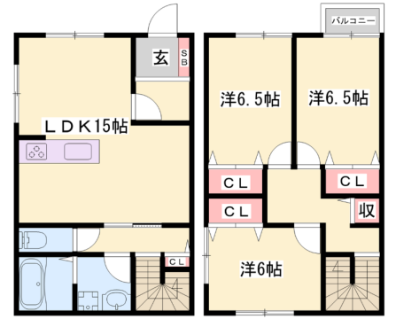 物件間取画像